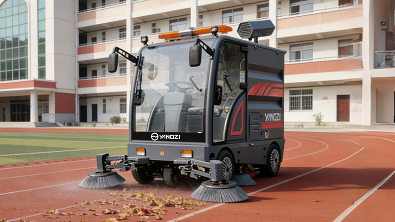 山东万邦石油引入扬子锂电扫地机，厂区清洁全面升级