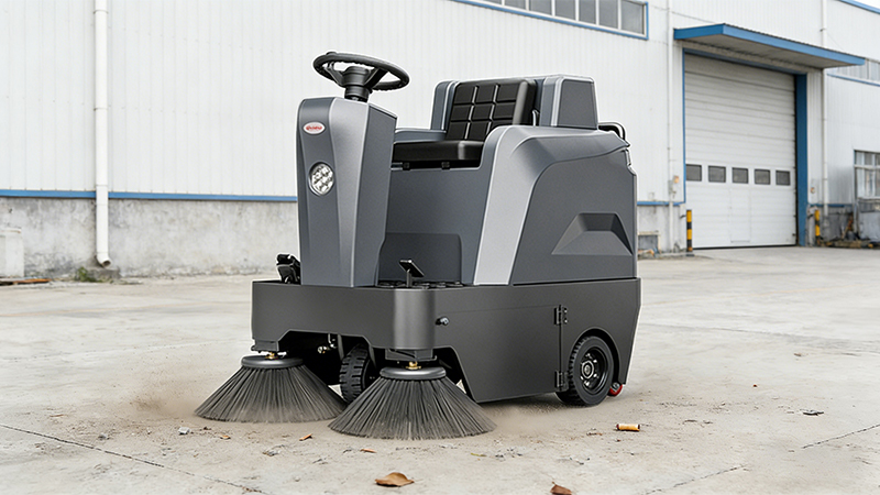 案例速览：陕西商洛山阳县国有粮食储备购销有限公司采购扬子YZ-S4驾驶式扫地机